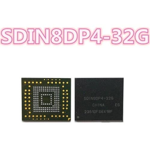 Good quality SDIN8DP4-32G SDIN8DP4-32 SDIN8DP4 eMMC 32GB NAND flash memory IC chip BGA153 Free shipping