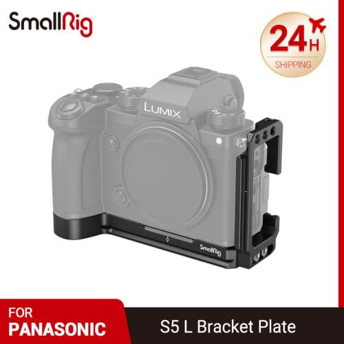 SmallRig Camera L Bracket Plate For Panasonic S5 Camera Arca Baseplate and Side Plate Quick Release Tripod Mounting Plate 2984