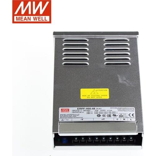 MEAN WELL ERPF-400-48 400W 8.3A 48V Rain-proof LED Power Supply 110V/220V AC to 48V DC 400W Meanwell Transformer PFC