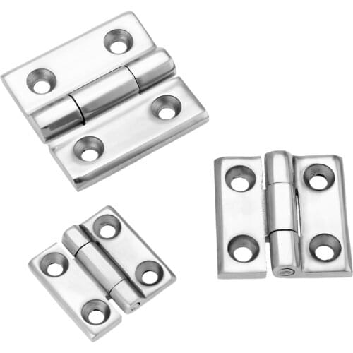 Furniture Fittings Stainless Steel Heavy Duty Cupboard Cabinet Door Butt Hinge For Watercraft Boat Yacht 40/50/60mm