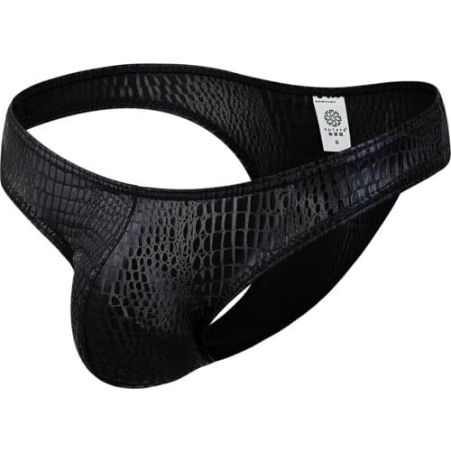 New Mens Underwear U Convex Bag Hip Sexy Snake Skin Color Bikini Mens Briefs Low Rise Breathable Quality Male Panties