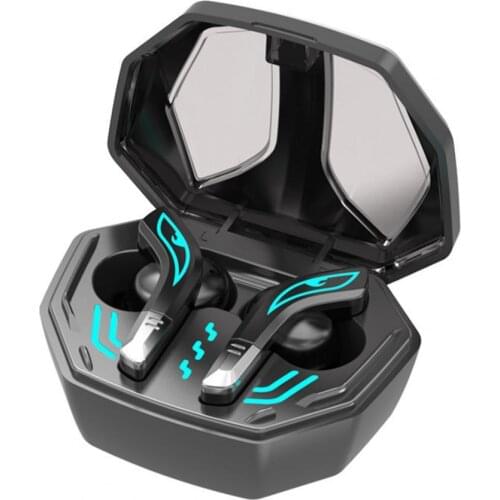 2Pcs MD158 Wireless Earbuds Portable Low Delay Mini Practical TWS Bluetooth-compatible 5.2 In-ear Earphones for Gaming