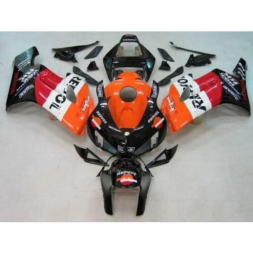 Motorcycle Fairings For CBR1000RR CBR1000 CBR 1000 2004 2005 04 05 ABS Plastic Injection Fairing Bodywork Kit Yellow Black ST6