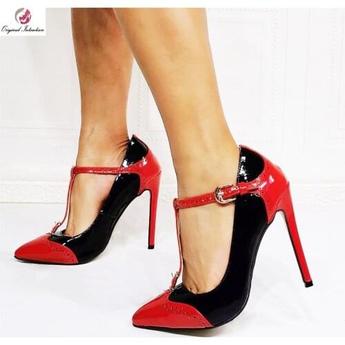 Summer Pu Leather Gladiator Sandals Shoes Women T Tied Buckle Strap Pumps 2021 Mixed Color Pointed Toe Hollow Ladies High Heels