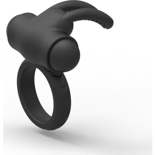 Sex Supplies Men and Women Co-Vibration Lock Fine Ring Vibration Ring Penis Ring Rabbit Ear Delay Ring Sex Toys EK-New