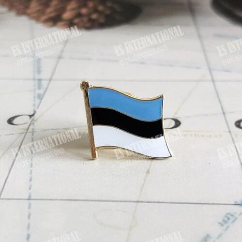 National Flag Metal Lapel Pin Flag Pin Estonia