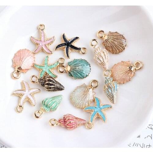 1 Pack Cute Multi-style Small Bulk Natural Beach Sea Shell Conch Beads Cowry Tribal DIY Jewelry Craft Accessories