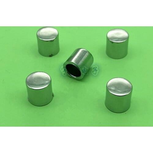 10 Piece Electroplated button cap 10 * 10mm round aperture 7mm tact switch 12 * 12 for button cap plated silver