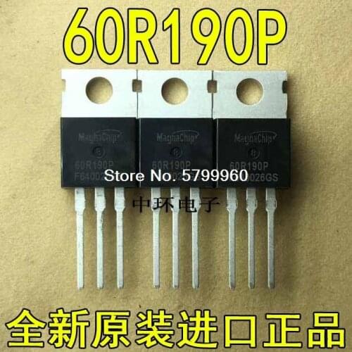 10pcs/lot 60R190P MMP60R190PTH 20A/650V TO-220 transistor