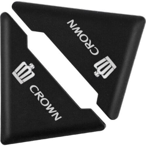 2PCS Silicone Car Door Corner Cover Bumper Anti-Scratch Protector for Toyota Crown Accessories Car Styling