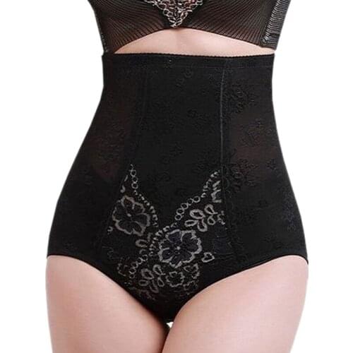 Plus Size Women Sexy Hip High Waist Control Panties Black Apricot Gray Slimming Body Shaper Underwear Corset Shapers Shapewear