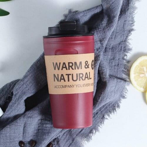 1pcs 500ml Portable Water Cup Creative Student Casual Plastic Cup Trend Convenient Milk Tea Cup Office Worker Office Coffee Cup