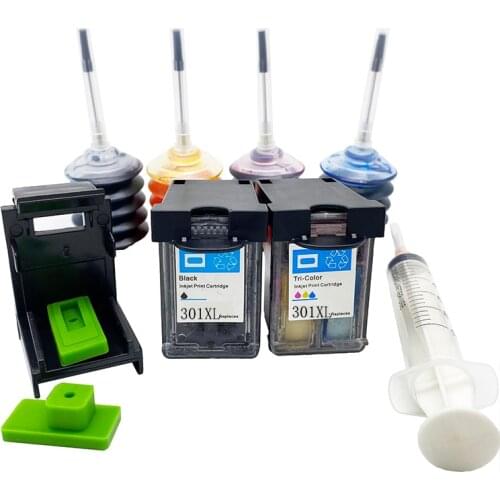 Vilaxh 301XL Ink Cartridge for HP 301 XL For HP Printer Deskjet 2050 1000 1050 2510 3000 3054 Envy 4500 4502