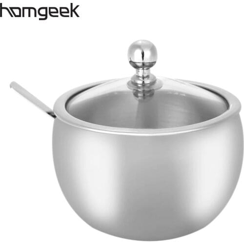 Homgeek Sugar Bowls With A Spoon