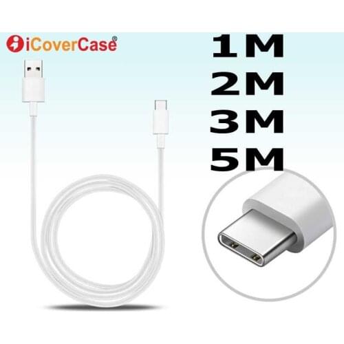 1M 2M 3M 5M USB Type C Cable For ZTE Blade V10 Vita 10 prime A7 Prime Max View 20 X Z Max Data Sync Charging Phone Charger Cable