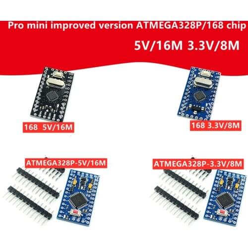 Pro mini improved version ATMEGA328P/168 chip 5V/16M 3.3V/8M electronic building blocks