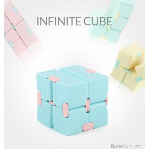 Puzzle Cube Durable Exquisite Decompression Toy Infinity Magic Cube For Adults Kids Fidget Case Antistress Anxiety Desk Toy