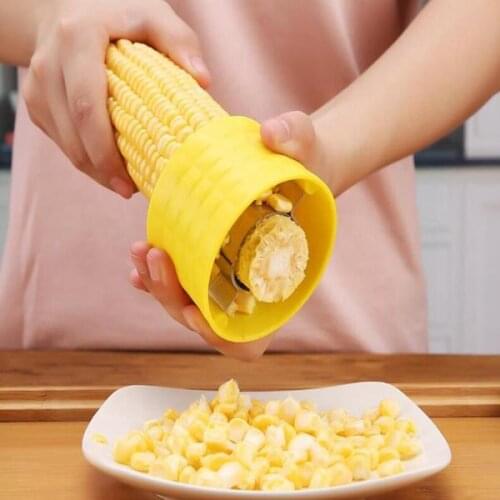Stainless Steel Corn Stripper Rotating Corn Thresher Corn Separator Vegetable Cutter Household Kitchen Tools Accessories