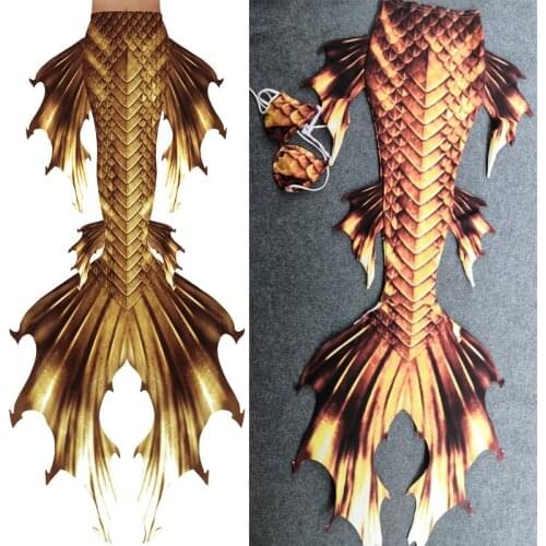 Adult Kids Mermaid Tail Cosplay Costume Kids Swimmable Swimwear Custom Made Beach Swimming Cosplay Costume without Monofin 2020