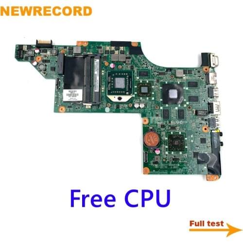 NEWRECORD 603939-001 laptop motherboard for HP DV6 DV6-3000 series Mobility Radeon HD 5650 DDR3 Mainboard daolx8mb6d1 free CPU