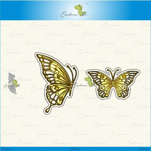 2 butterflies metal cutting dies 2021 new diy die molds Scrapbooking Paper Making die cuts crafts large die