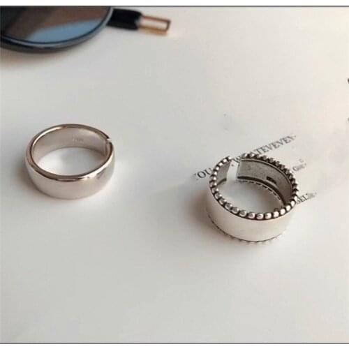 Miuoxion Wholesale Retro Glossy Ring Personality Fashion Simple Jewelry For Women Feature Namour Charm Gift All Seasons