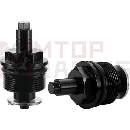 Preload Fork Cap For Honda CB900C 1980 1981 1982 Adjustable Fork Bolts 35mm Black Silver