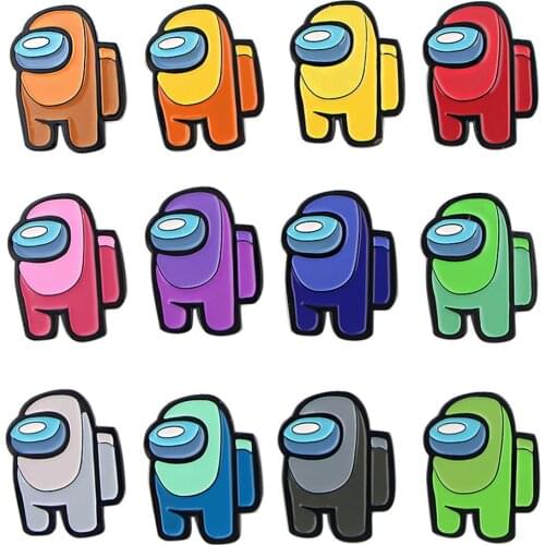 PF095 Dongmanli Game Astronaut Figures Cute Enamel Pins Badge Brooch Backpack Bag Collar Lapel Jewelry Gifts for Friends