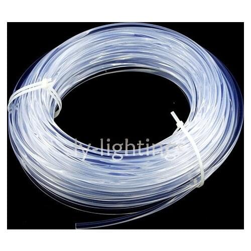 For building car underwater lighting optical fiber light decoration side light side-glow solid PMMA fiber optic cable 3mmx100m