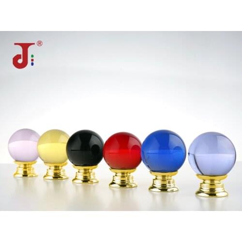 Nature Color Crystal Shake Handle Single Hole Ball Shape Style Cupboard Door Pulls Furniture Knobs Sliding Door Cabinet Handles