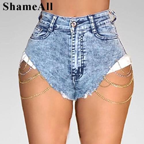 Женские шорты с высокой талией ShameAll China At AliExpress