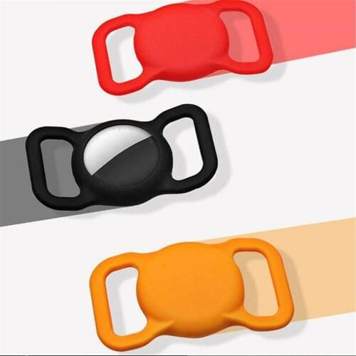 Pet Silicone Protective Case GPS Finder Dog Cat Collar Loop for Apple Airtags for Apple Locator Tracker Anti-lost Device