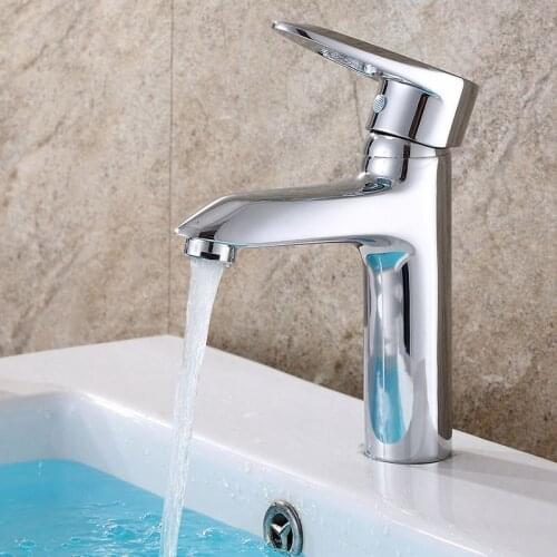 Hot and cold mixed water basin faucet copper diamonds single hole lift toilet bathroom faucet bathroom wholesale