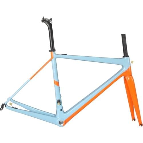 Ultra-Lightweight Carbon Fiber T1000 Road Bike Frame FM686 BSA Bottom Bracket Custom Paint With SGS Report