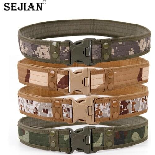 Tactical Belt EVA Sponge Belt Outdoor Camping Mountaineering Outer Belt Belt Military Training Camouflage Training Belt