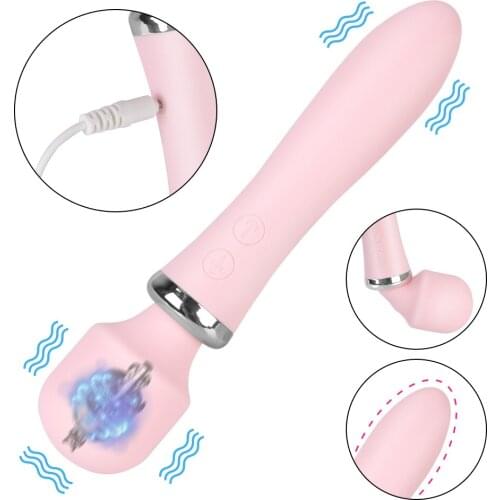 Vaginal Sex Massager Dual Motors Vibrators Sex Toys for Woman Magic Wand AV Vibrator G Spot vibrating Dildo Clitoris Stimulator