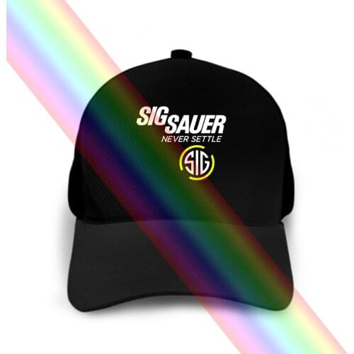 Sig Sauer Never Black MenS Cap Hat, New Size 3Xl