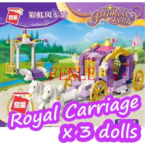 2605 Compatible Princess 1set castle Farm Stables Friends Series Building Blocks Toys For Children 3189 Girls kids