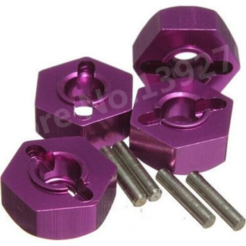 4pcs/lot HSP Upgrade Parts 122042 Aluminum Wheel Hex Mount 12MM 1/10 Scale Models For Himoto Baja RC Car Truck