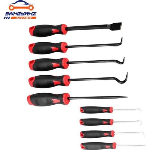 9 Pcs Oil Seal Screwdriver Set Oil Seal Disassembly Tool Oil Seal Puller Shaped Oil Seal Screwdriver Auto Repair Tool