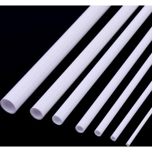 10PCS 25cm ABS Plastic Round Sand Table Hollow Tube DIY Handmade Craft Buliding Model Material Supplies