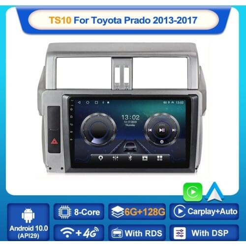MEKEDE TS10 Android 10 Car Radio For Toyota LAND CRUISER PRADO 150 2013 - 2017 Car Multimedia Video Player Navigation GPS No DVD