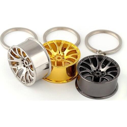 1pcs Car Keychain Wheel Tire Styling Creative Car Key Ring Auto Car Key Chain Keyring Accessories For BMW Audi Honda Ford 2020
