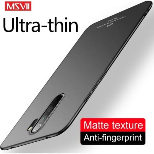 Redmi Note 8 8T Case MSVII Matte Cover For Xiaomi Redmi Note 8 Pro Case Xiomi Note8 Global PC Cover For Xiaomi Note 7 8 Pro Case