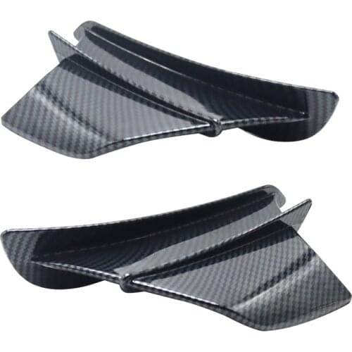 Carbon Fiber Style Winglets Air Deflector Aerodynamic Wing Spoiler For BMW S1000RR HP4 For DUCATI Panigale V4S V4R V4