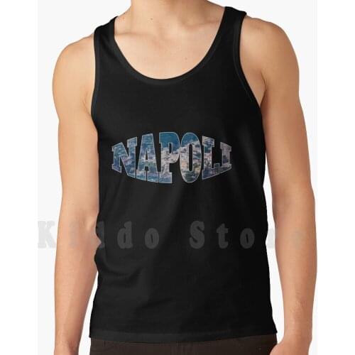 Neapel Napoli Tank Tops Vest 100% Cotton Italia Napoli Italy Roma Soccer Football Italian Naples Calcio Torino Inter