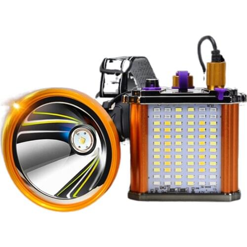 The head-mounted headlight glare charging bright fishing Yediao separate dedicated long life xenon flashlight P70