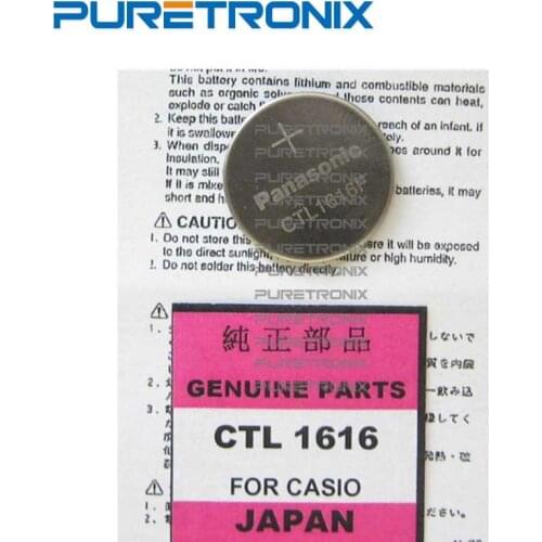 Genuine Parts CTL1616 CTL1616F NEW Watch Solar Rechargeable Battery
