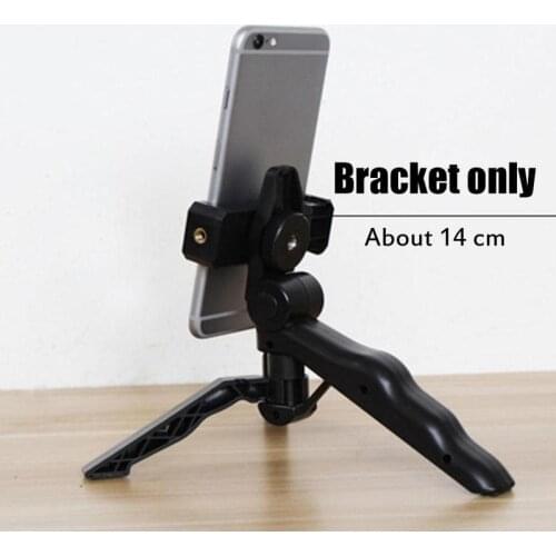 1Pcs Portable 360°Adjustable And 120° Rotatable Tripod Desktop Stand Desk Holder Stabilizer Foldable Tripod Cell Phone Supplies