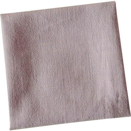 6pcs/lot Cotton and Linen Simple Solid Color Table Napkins Kitchen Restaurant Napkin for Wedding Party Dinner Home Decor